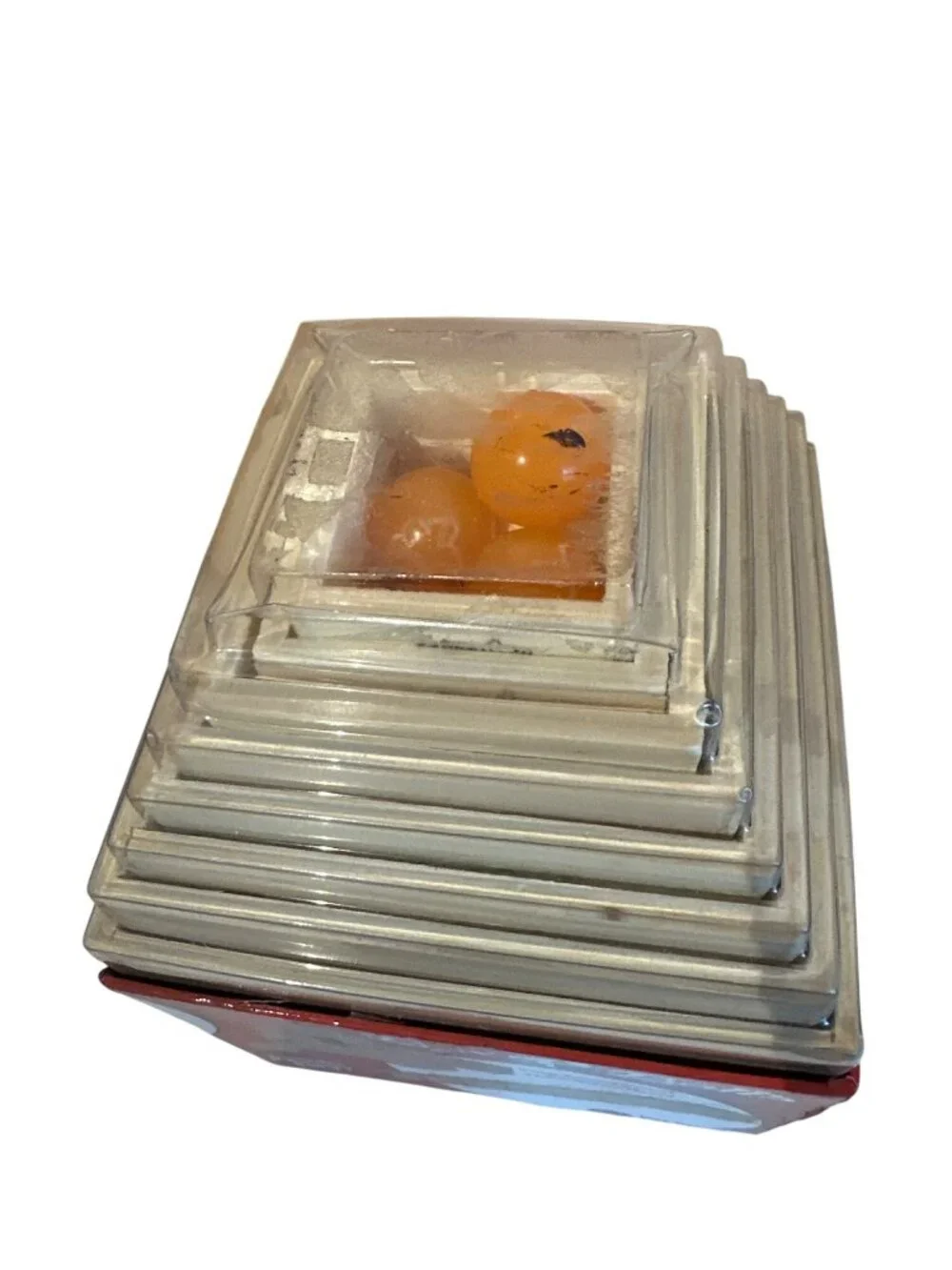 Fat Brain Toy Co. Box & Balls Game Wooden Toy NEW in Box Skill Game Ages 5 +